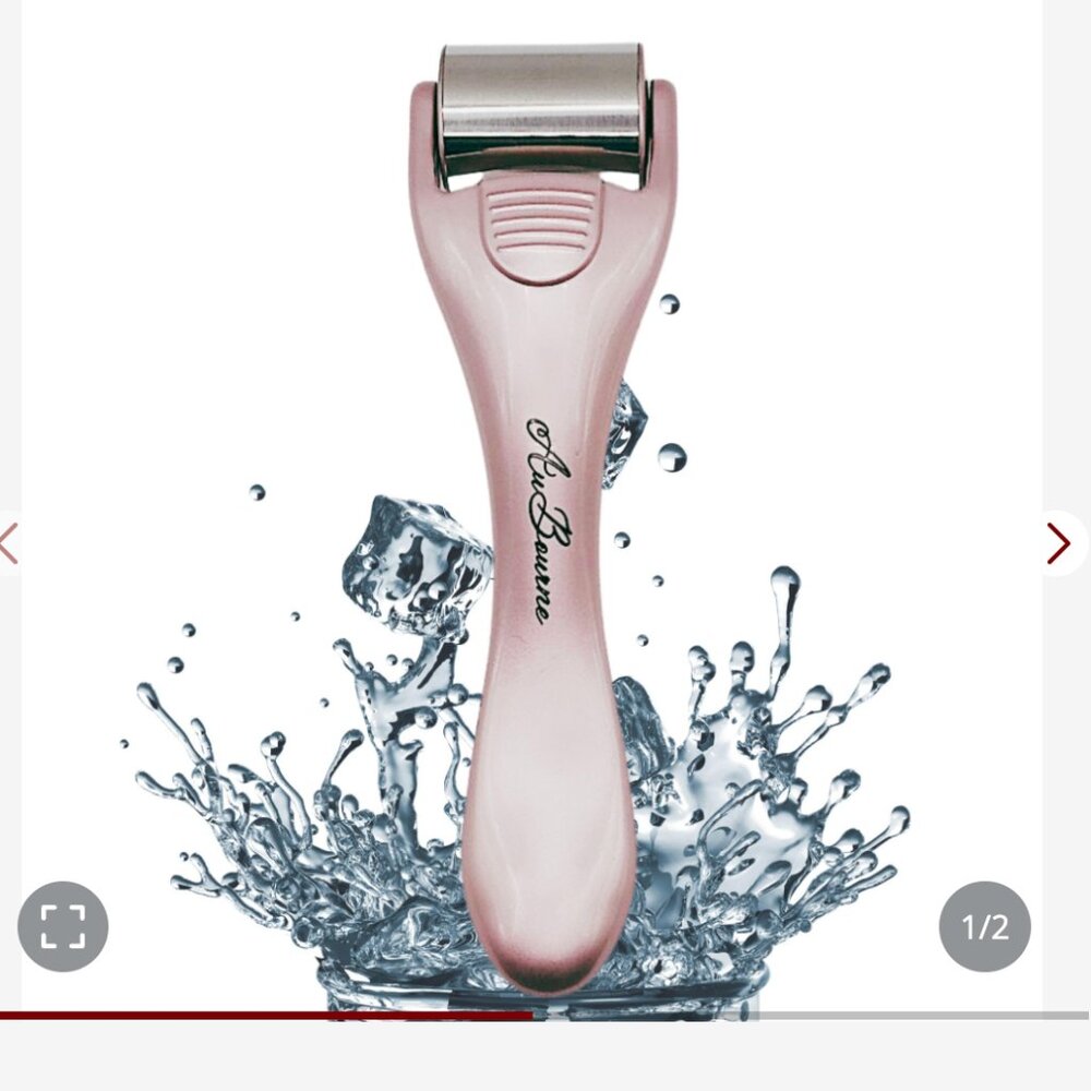AuBourne Ice Face Roller | Facial Cold Therapy for Eye & Face Puffiness NIB